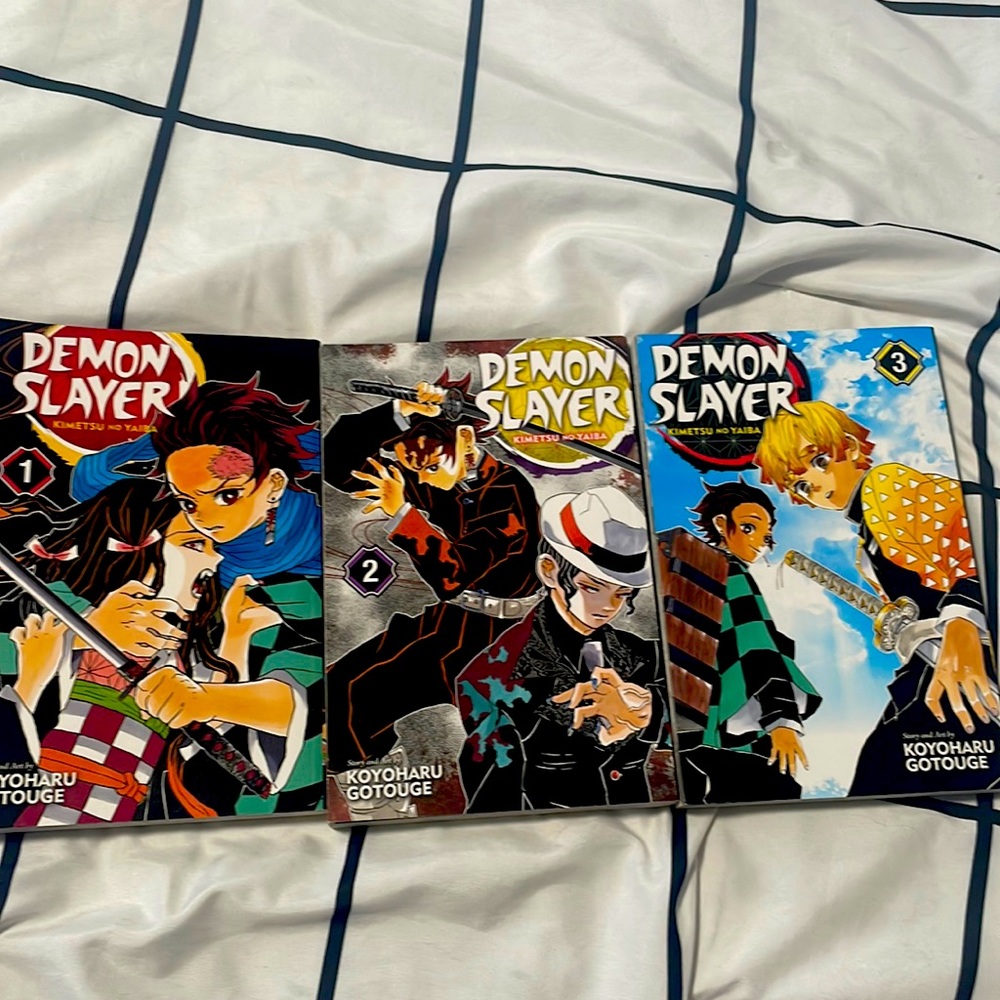 Demon slayer manga pack 1-3
